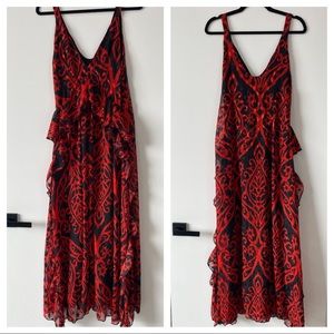 Nasty Gal Grand Entrance Jacquard Maxi Dress